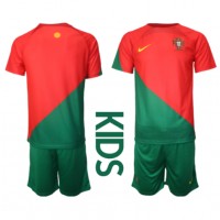 Portugal Hemmatröja Barn VM 2022 Kortärmad (+ Korta byxor)